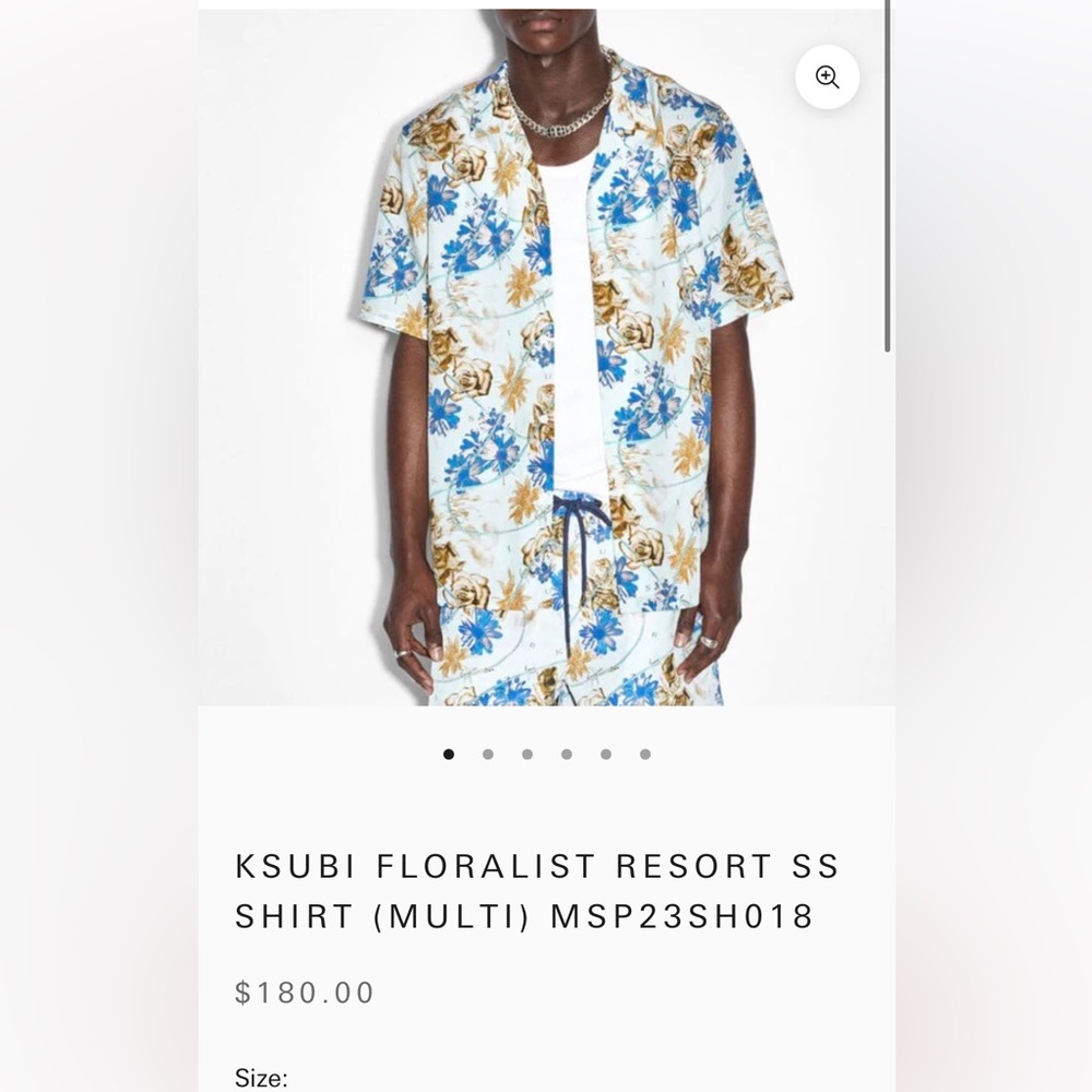 Ksubi FLORALIST RESORT SS SHIRT